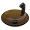 Novatto TY Glass Vessel Bathroom Sink Set, Oil Rubbed Bronze NSFC-168T057ORB - alternate 3